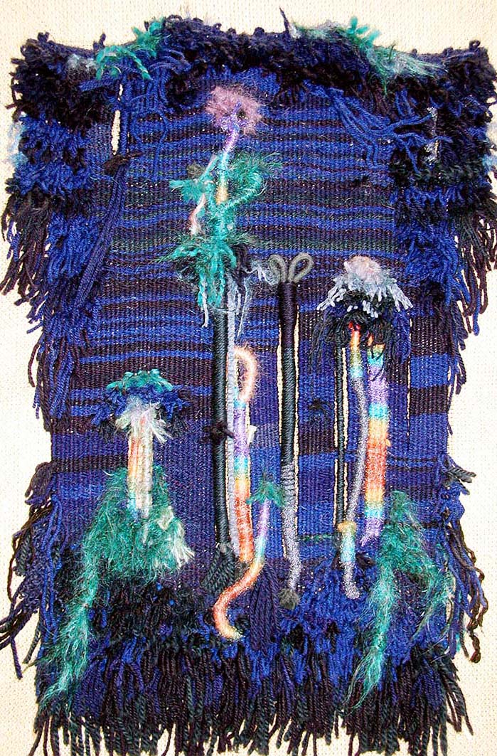 Гобелен «Про ніч». 2000. Вовна, акрил, змішана техніка